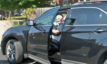 Bill Youman is the only volunteer that delivers meals five days a week.