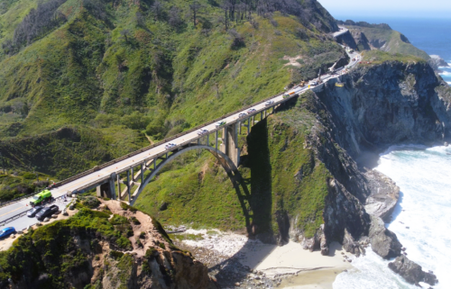 Highway 1, Highway 1 Rocky Creek, Monterey County