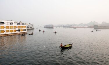 Boats are a way of life on the Ganges River in Dhaka