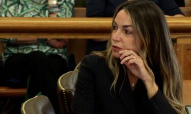 Karen Read is seen during opening statements in her trial on April 29. The jury in the Read murder trial will resume deliberating on July 1.