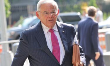 New Jersey Sen. Bob Menendez arrives at Manhattan federal court in New York City on July 10