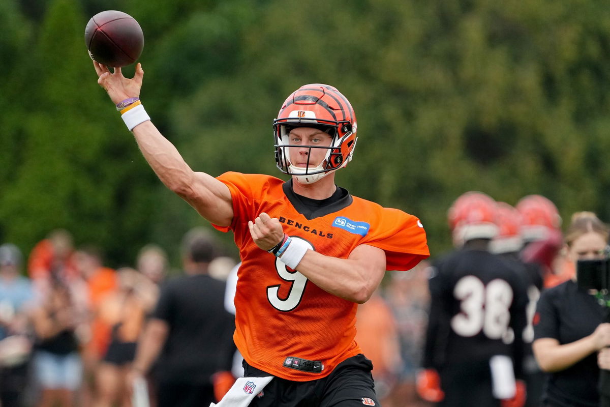 <i>Dylan Buell/Getty Images via CNN Newsource</i><br/>Joe Burrow of the Cincinnati Bengals