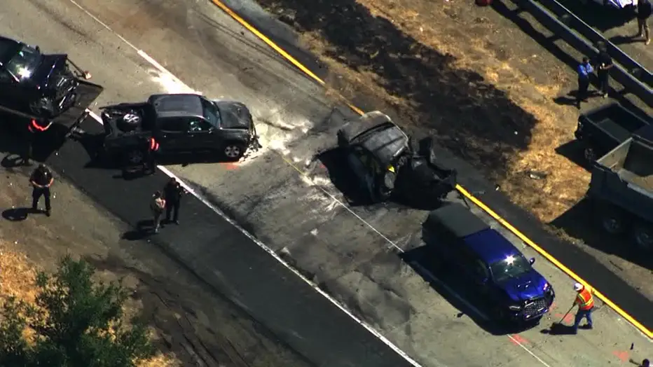 Crash on Highway 12 in Santa Rosa. 