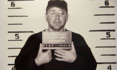 This photo from the Dawes County Sheriff's Office in Nebraska shows Minnesota Gov. Tim Walz in 1995 following his arrest for driving under the influence.