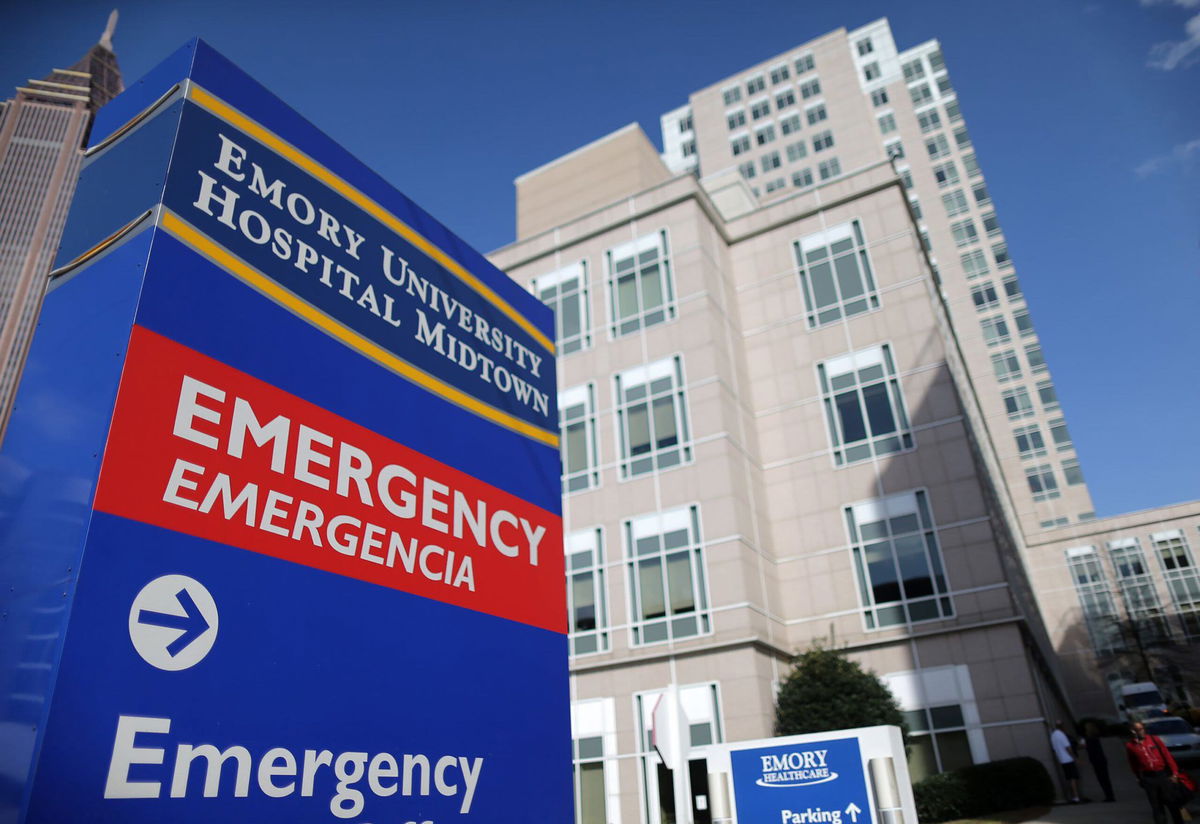 <i>TNS/Shutterstock via CNN Newsource</i><br/>Emory University Hospital Midtown in Atlanta