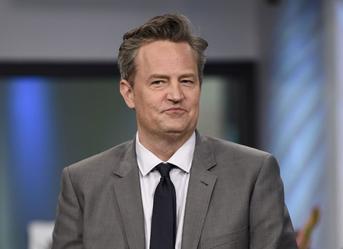 <i>Evan Agostini/Invision/AP via CNN Newsource</i><br/>Matthew Perry participating in the BUILD Speaker Series to discuss the mini-series 'The Kennedys After Camelot' in New York in March 2017.