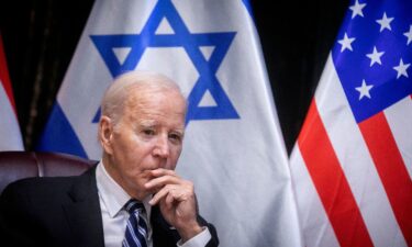 US President Joe Biden joins Israel's Prime Minister for the start of the Israeli war cabinet meeting