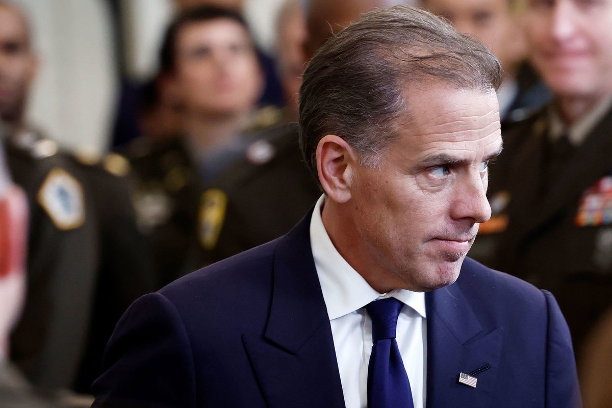 <i>Anna Moneymaker/Getty Images/File via CNN Newsource</i><br/>Hunter Biden at the White House on July 3