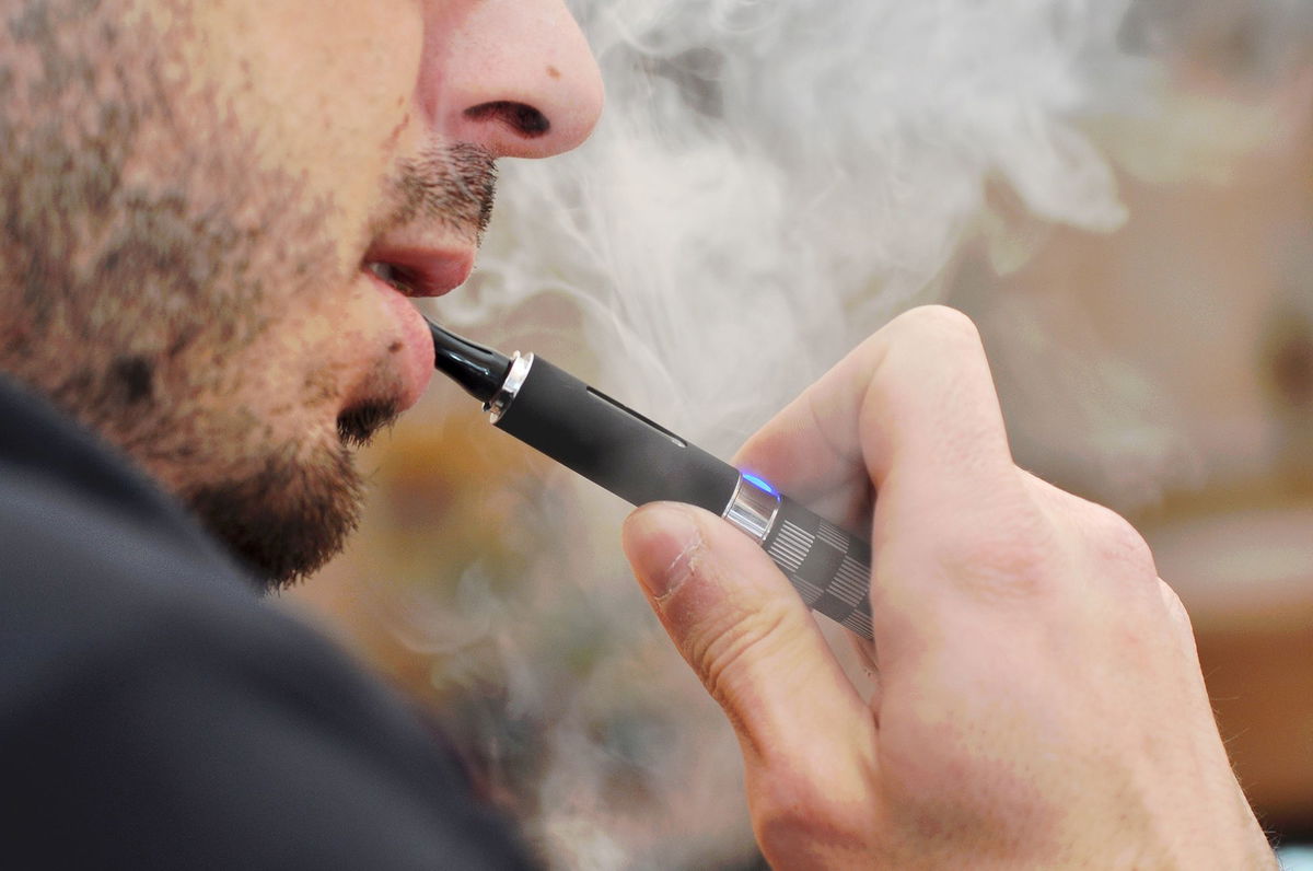 <i>Martina Paraninfi/Moment RF/Getty Images via CNN Newsource</i><br/>Nicotine vaping is high among adults age 19 to 50