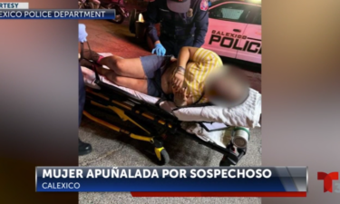 Mujer Apuñalada por Sospechoso Prófugo en Calexico