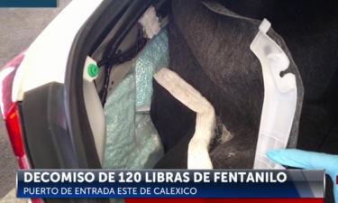 Mujer detenida en Calexico por Traficar con Fentanilo