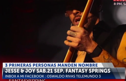 Concurso Jesse & Joy Fantasy Springs Resort Casino Sabado 21 de Septiembre