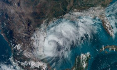 Tropical Storm Francine rages in the Gulf of Mexico early Tuesday.