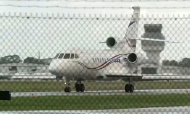 Venezuela President Nicolas Maduro’s airplane lands in the US.