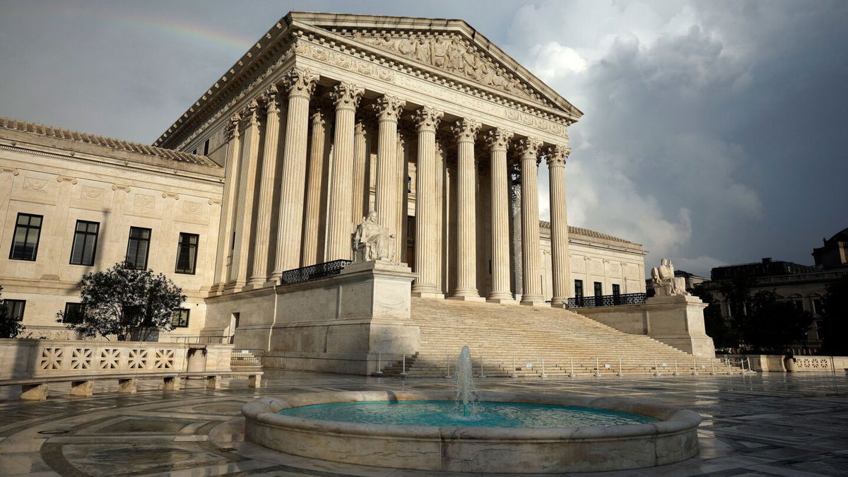 <i>Kevin Dietsch/Getty Images via CNN Newsource</i><br/>The US Supreme Court in Washington