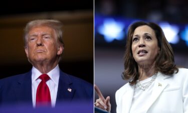 Former U.S. President and current Republican Presidential nominee Donald Trump and U.S. Vice President Kamala Harris.