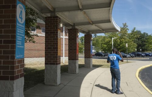 A Haitian father tried to pick his son up from Fulton Elementary School