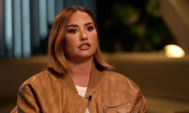 Demi Lovato speaking to CNN's Elizabeth Wagmeister on CNN's 'The Lead' on September 18.