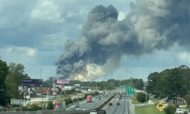 A fire at a Georgia chemical plant apparently caused by a sprinkler head malfunction Sunday morning is forcing evacuations and road closures in the area