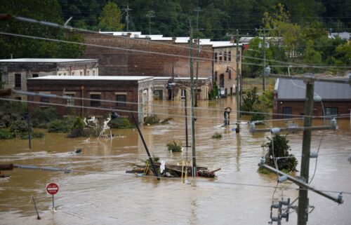 Heavy rains from hurricane Helene caused record flooding and damage on September 28