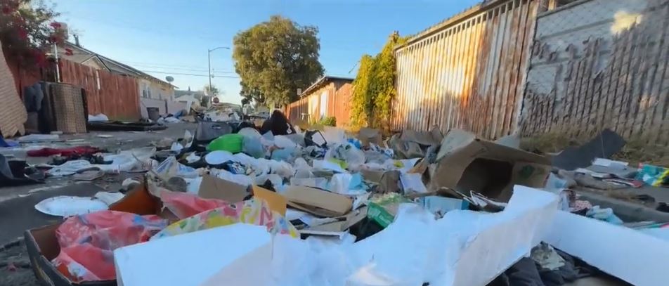 <i>KPIX via CNN Newsource</i><br/>The amount of illegal dumping on an Oakland residential street has reached a level not previously seen and neighbors say the city is ignoring to their demands to correct the problem.