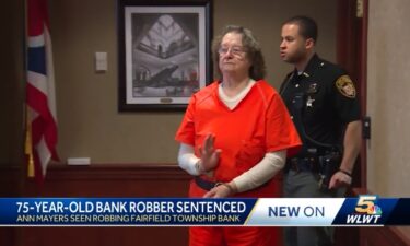 A 75-year-old Hamilton woman has been sentenced after pleading guilty to robbing a bank in Fairfield Township back in April. Ann Mayers