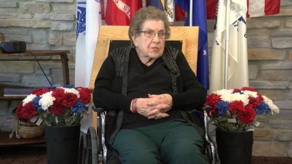 <i>WDJT via CNN Newsource</i><br/>Marjorie Jothen is 105 and going strong