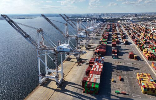 A photo of the Port of Baltimore taken October 3