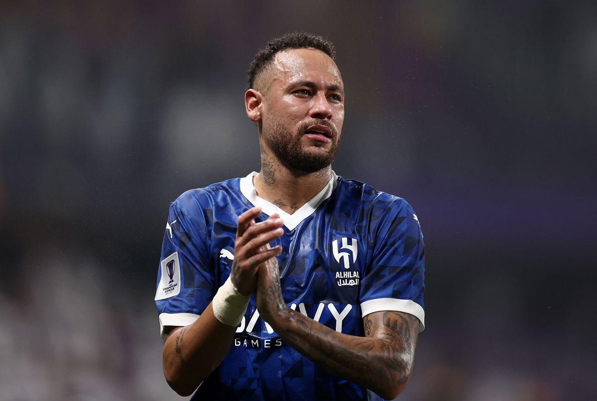 <i>Francois Nel/Getty Images via CNN Newsource</i><br/>Neymar controls the ball during the AFC Champions League Elite match between Al Ain and Al-Hilal on October 21.