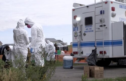 Federal agents respond to a crime scene as part of "Operation Not Forgotten."