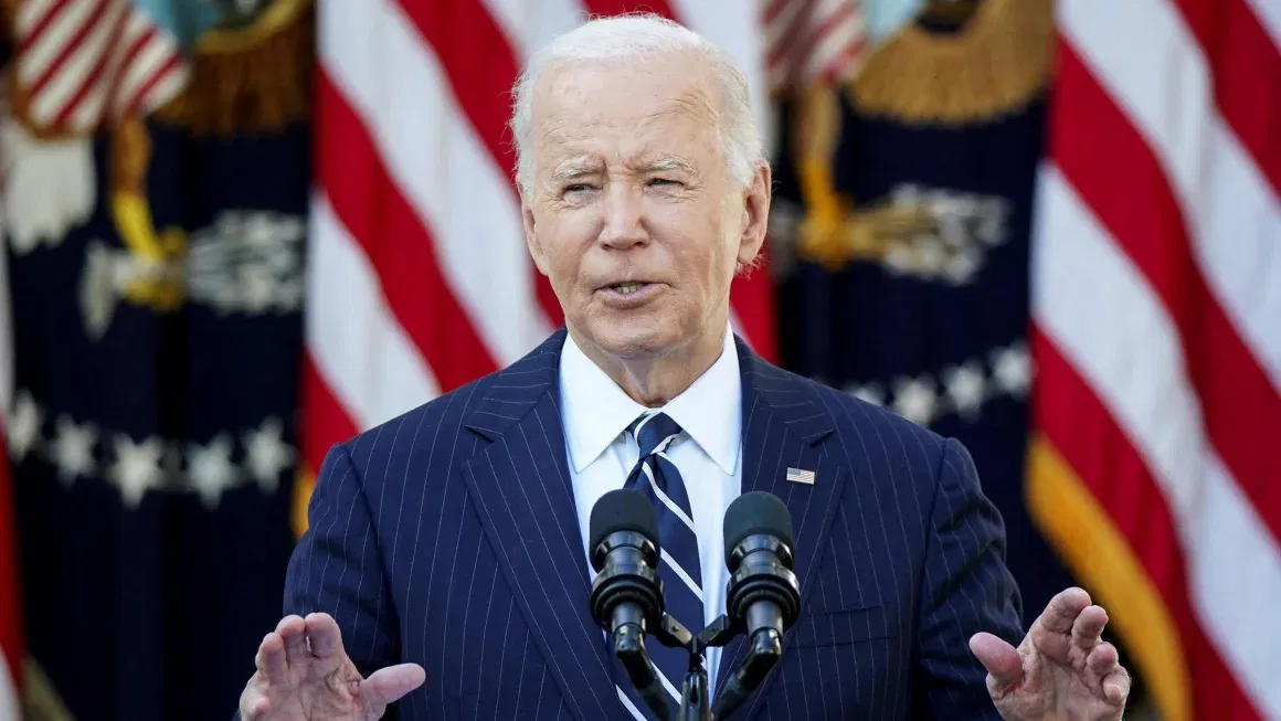 President Joe Biden delivers remarks on the 2024 election results and the upcoming presidential transition of power, in the Rose Garden of the White House in Washington, DC, on Novmeber 7. Kevin Lamarque/Reuters