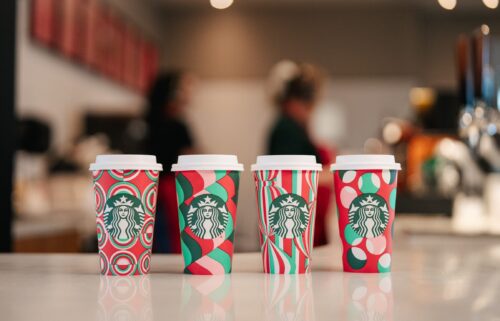 Starbucks' festive cups rolls out Thursday.