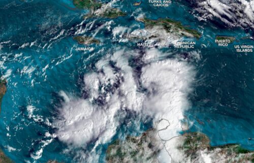 Track of Tropical Depression Eighteen as of morning on November 4. A rare November tropical threat could impact the United States over the weekend amid an unusual and relentless hurricane season that shows no signs of letting up.