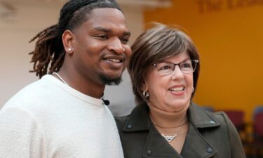 Jamal Hinton and Wanda Dench's atypical Thanksgiving gathering this year will still be the next chapter of "something amazing."