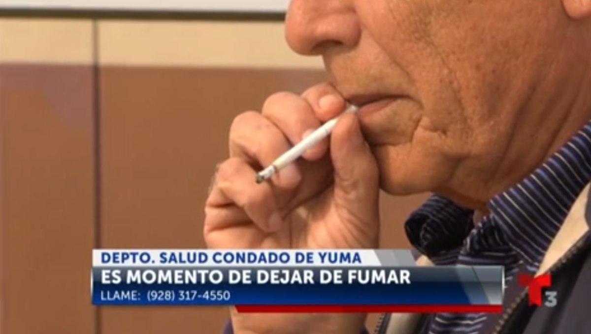 El Departamento de Salud de Yuma recomienda dejar de Fumar