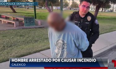 Hombre arrestado por Incendio en Parque de Calexico