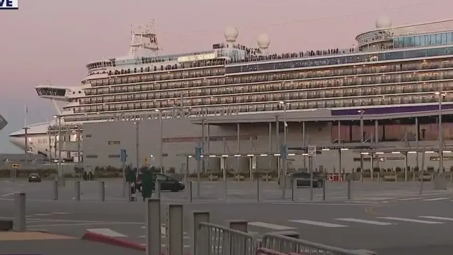 US Coast Guard is looking for a 72-year-old man who is presumed to have gone overboard of the Ruby Princess.