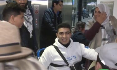 A 17-year-old Palestinian teenager with serious injuries is now in Sacramento