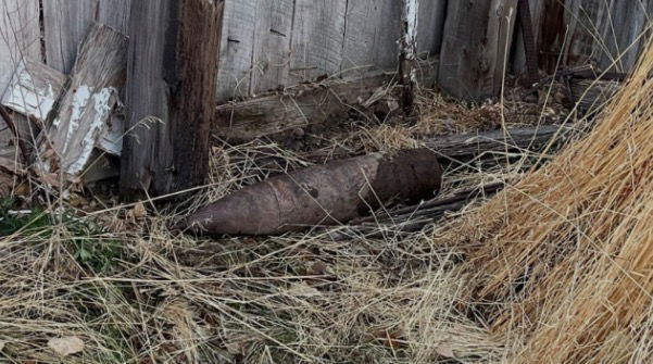 <i>KSTU via CNN Newsource</i><br/>Officials with Unified Fire Authority say they were called to a property in Grantsville Sunday afternoon to dispose of a military shell they believe dates back to World War II.