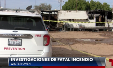 Investigan Incendio Fatal de Winterhaven