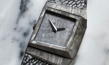 Watchmakers Toledano & Chan's Brutalist-inspired B/1M was sculpted from part of the Muonionalusta meteorite.