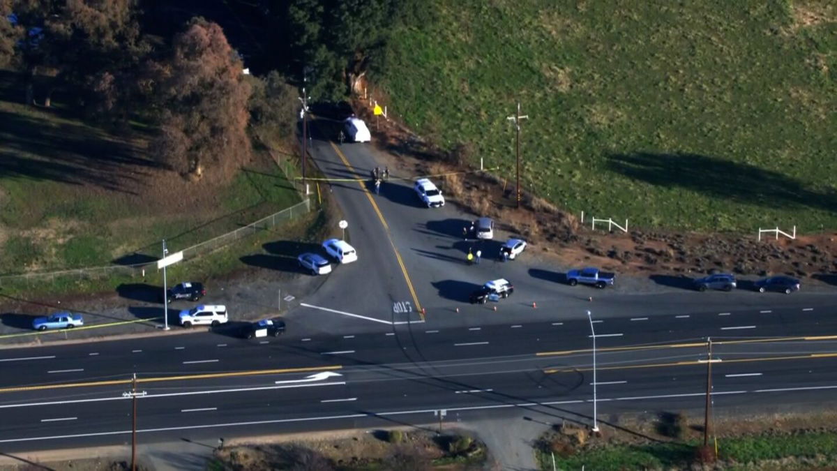 <i>KCRA via CNN Newsource</i><br/>Emergency response officials work the scene of a shooting at Feather River Adventist School in Oroville