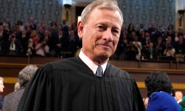 Chief Justice of the United States John Roberts attends the State of the Union address on February 7