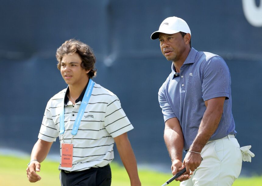 Tiger Woods to compete for first time since back surgery at PNC Championship with son KION546