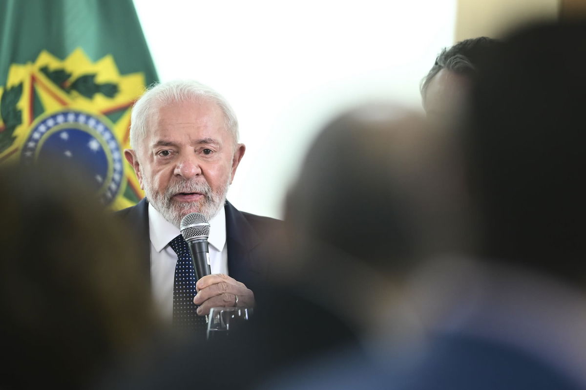 <i>Ton Molina/NurPhoto/AP via CNN Newsource</i><br/>The President of Brazil Luiz Inacio Lula da Silva at the Planalto Palace in Brasilia