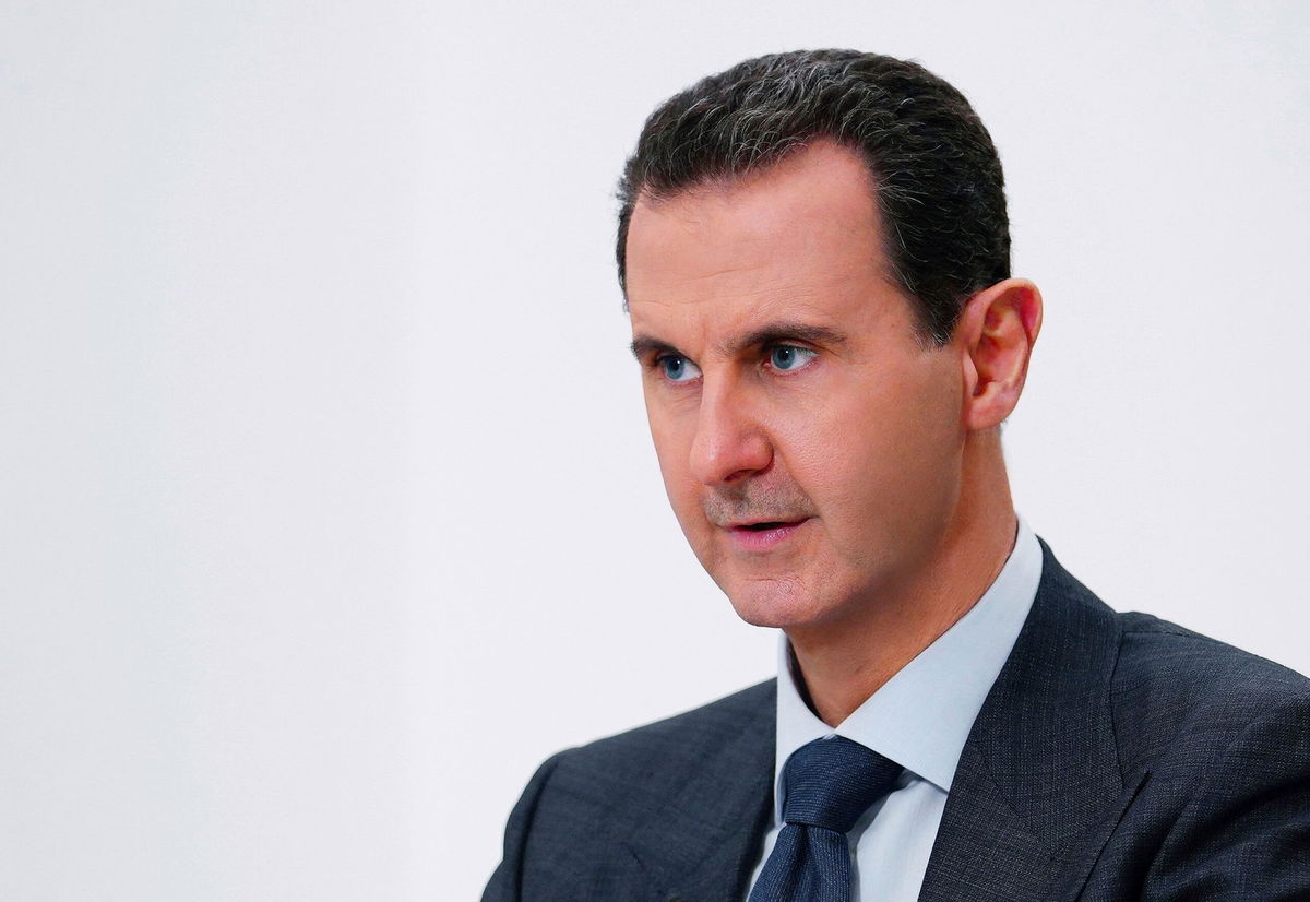 <i>SANA/AP via CNN Newsource</i><br/>Syrian President Bashar Assad speaks in Damascus