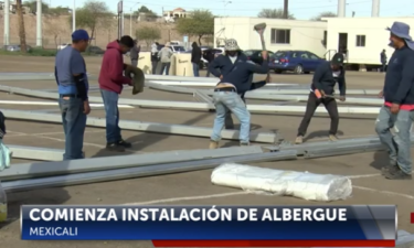 Instalan en Mexicali el Primer Mega Albergue para Migrantes Deportados