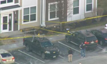 Police investigate shooting at apartment complex on Robert Drive in Easton.