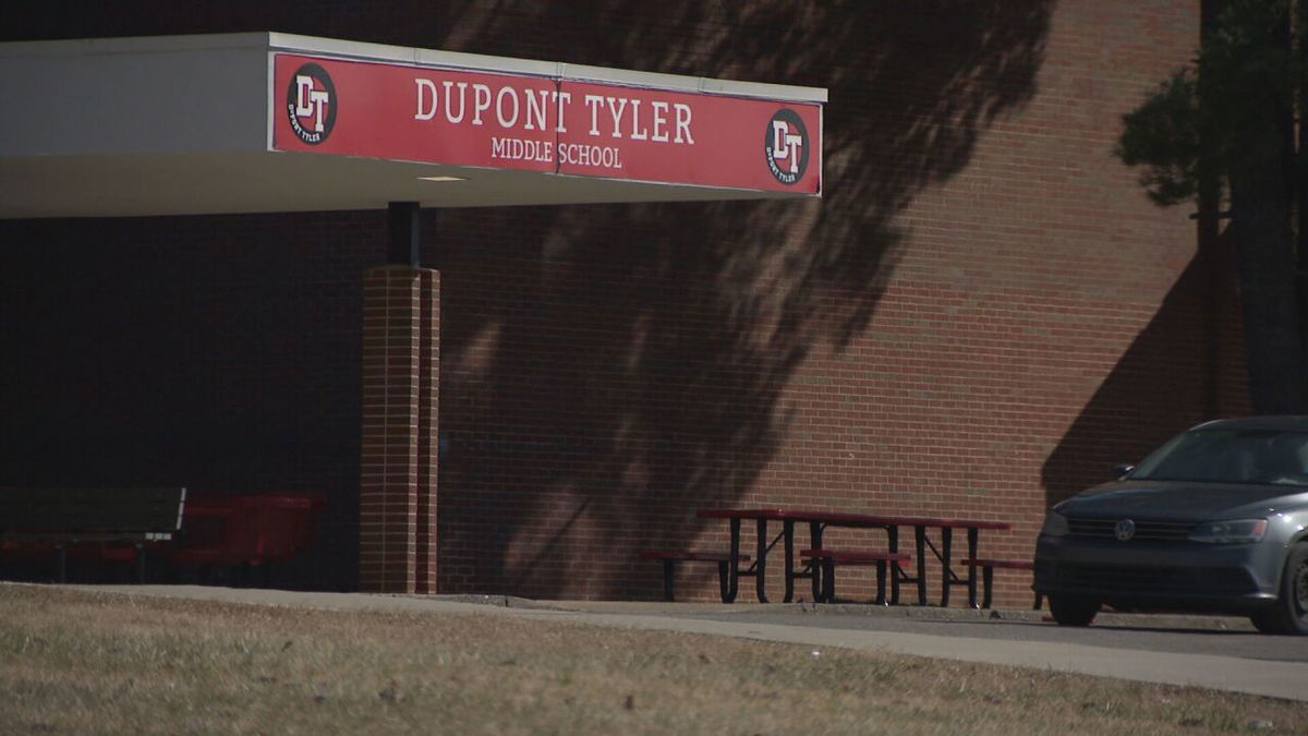 <i>WTVF via CNN Newsource</i><br/>The FBI and MNPD both came to Dupont Tyler Middle School one day after the Antioch shooting and arrested a 12-year-old boy.