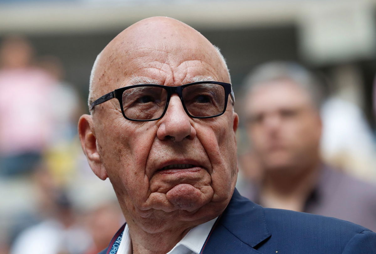 <i>Mike Segar/Reuters via CNN Newsource</i><br/>Rupert Murdoch attempts to the US Open tennis mens final in New York on September 10